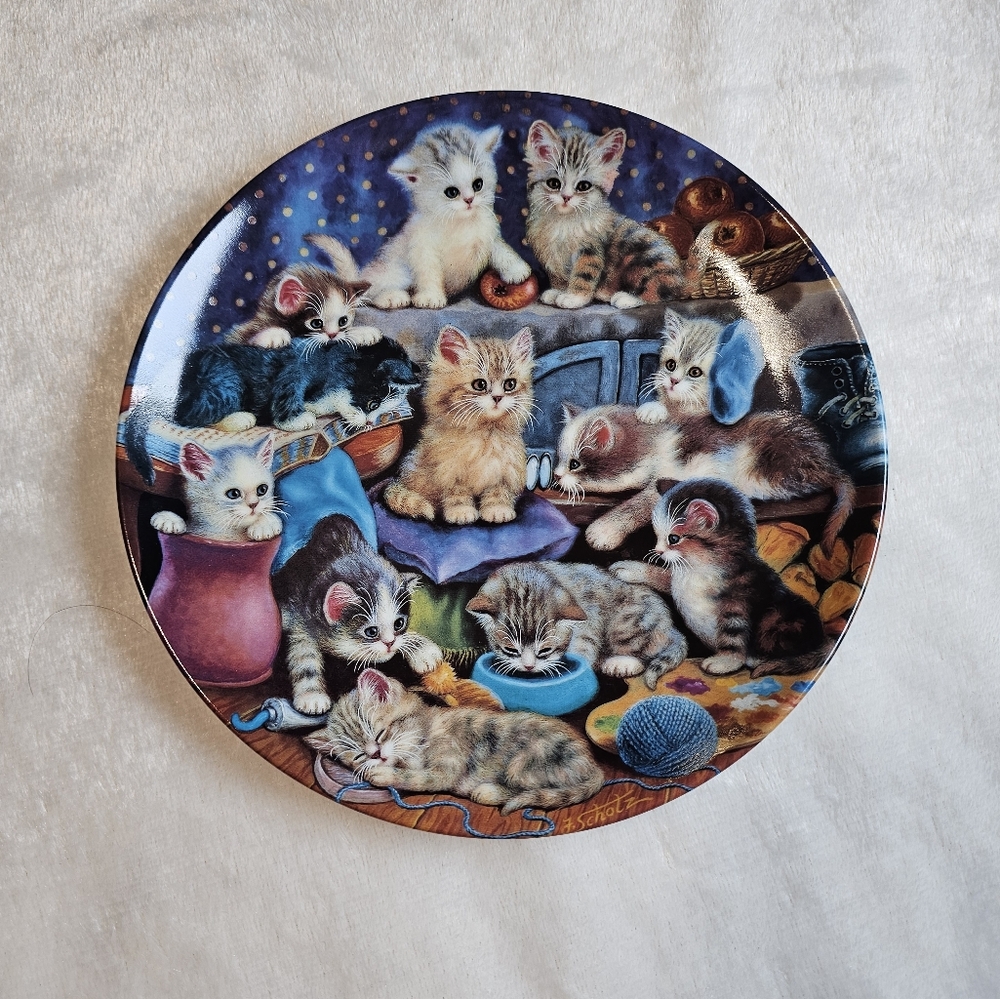 Frisky Business by Jürgen Scholz Decorative Plate Vintage